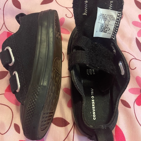 Chuck Taylor Converse All Stars Velcro All Black - Picture 6 of 6